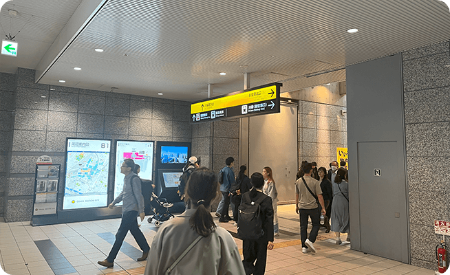 JR線 大阪駅からの行き方