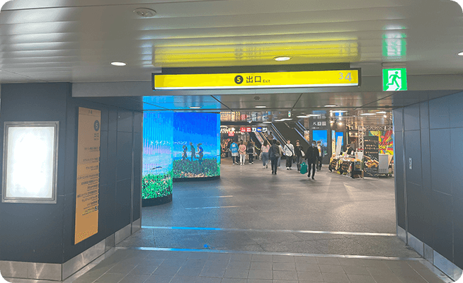 JR線 大阪駅からの行き方